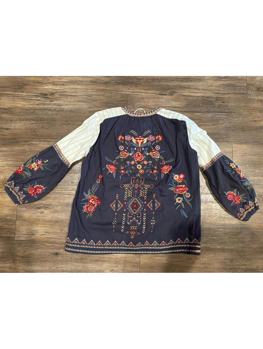 NWOT Kyla Seo Long Sleeve Embroidered Tunic Sz Sm